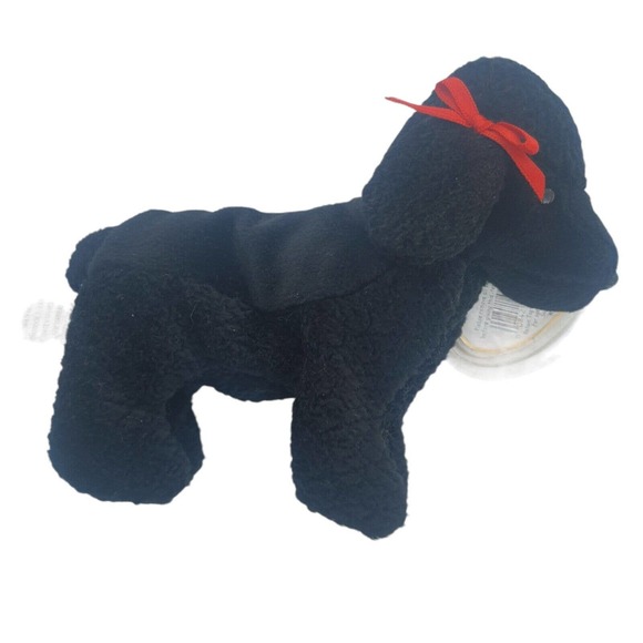 TY Beanie Baby GIGI MINT Protected 1997 1998 RARE Errors Tush Tag Black Poodle - Picture 9 of 14